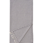 Полотенце пештемаль для пляжа, сауны, бани Begonville BREEZE EMILIA хлопок black 90х180, фото, фотография