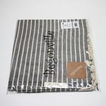 Полотенце пештемаль для пляжа, сауны, бани Begonville BREEZE EMILIA хлопок black 90х180, фото, фотография