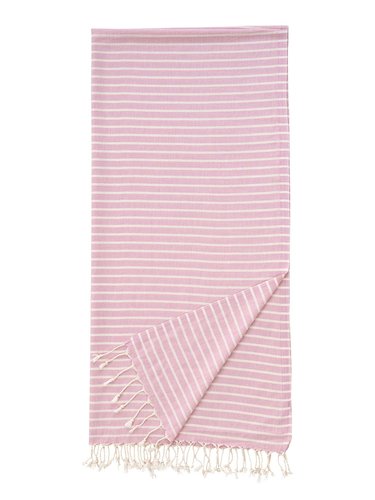 Полотенце пештемаль для пляжа, сауны, бани Begonville BREEZE EMILIA хлопок pink 90х180, фото, фотография