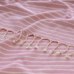 Полотенце пештемаль для пляжа, сауны, бани Begonville BREEZE EMILIA хлопок pink 90х180, фото, фотография