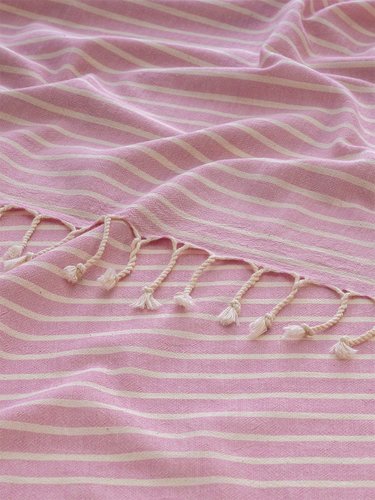 Полотенце пештемаль для пляжа, сауны, бани Begonville BREEZE EMILIA хлопок pink 90х180, фото, фотография