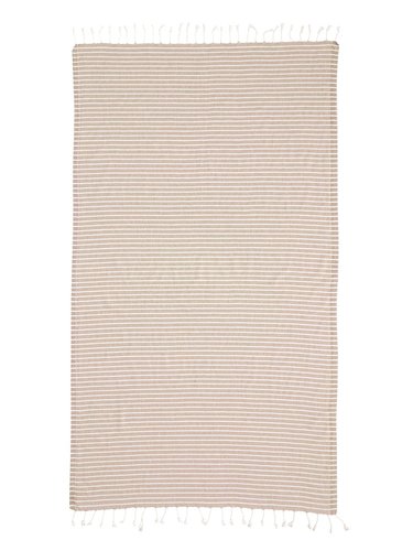 Полотенце пештемаль для пляжа, сауны, бани Begonville BREEZE EMILIA хлопок beige 90х180, фото, фотография