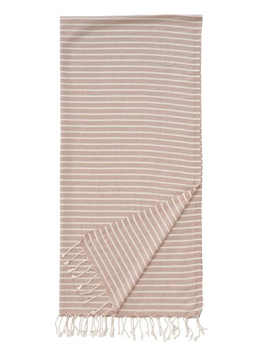 Полотенце пештемаль для пляжа, сауны, бани Begonville BREEZE EMILIA хлопок beige 90х180, фото, фотография