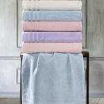 Полотенце для ванной Karna NEVA хлопковая махра светло-лавандовый 70х140, фото, фотография