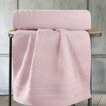 Полотенце для ванной Karna NEVA хлопковая махра пудра 70х140, фото, фотография