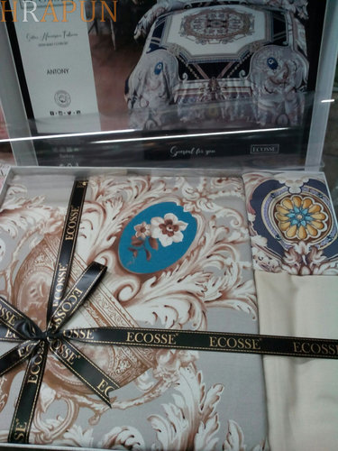 Постельное белье Ecosse SATIN ANTONY хлопковый сатин евро, фото, фотография