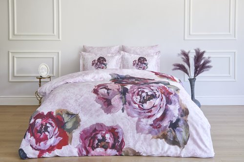 Постельное белье Soft Cotton ALIANA тенсель розовый евро-макси, фото, фотография