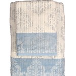 Набор полотенец для ванной 6 шт. Ozdilek GISELLE хлопковая махра синий 70х140, фото, фотография