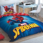 Детское постельное белье TAC SPIDERMAN TIME TO MOVE хлопковый ранфорс 1,5 спальный, фото, фотография