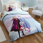 Детское постельное белье TAC FROZEN 2 хлопковый ранфорс 1,5 спальный, фото, фотография