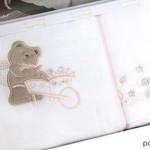 Подарочный набор детских полотенец Tivolyo Home POURTOL хлопковая махра 50х90, 70х130 розовый, фото, фотография