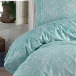Постельное белье Istanbul Home Collection RANFORCE DAFNE хлопковый ранфорс мятный евро, фото, фотография