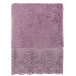 Полотенце для ванной Tivolyo Home DIAMANT хлопковая махра фиолетовый 30х50, фото, фотография