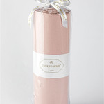 Простынь на резинке Tivolyo Home хлопковый сатин делюкс грязно-розовый 100х200, фото, фотография