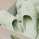 Тапочки женские Soft Cotton LILIUM светло-зелёный 36, фото, фотография