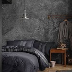 Постельное белье Saheser JACQUARD VIP SATIN BRILLIANT хлопковый сатин-жаккард антрацит евро, фото, фотография