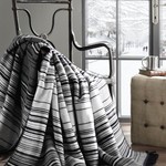 Плед Ozdilek WINTER STRIPED хлопок синий 150х220, фото, фотография