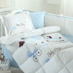 Набор в кроватку для новорожденных с одеялом Ozdilek BABY BOY, фото, фотография