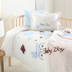 Набор в кроватку для новорожденных с пледом Ozdilek BABY BOY, фото, фотография