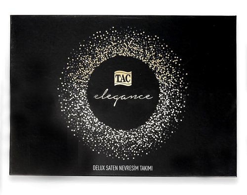 Постельное белье TAC ELEGANCE PRESTIGE хлопковый сатин делюкс чёрный евро, фото, фотография