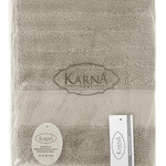 Полотенце для ванной Karna FLOW хлопковая махра кофейный 40х60, фото, фотография