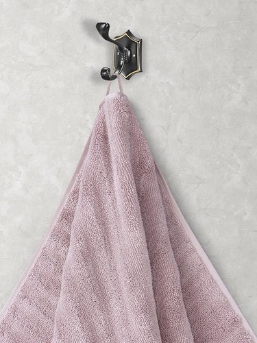 Полотенце для ванной Karna FLOW хлопковая махра светло-лавандовый 40х60, фото, фотография
