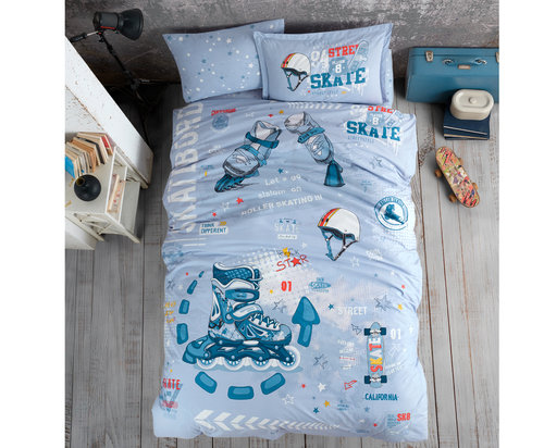 Детское постельное белье Clasy SKYLAND хлопковый ранфорс 1,5 спальный, фото, фотография