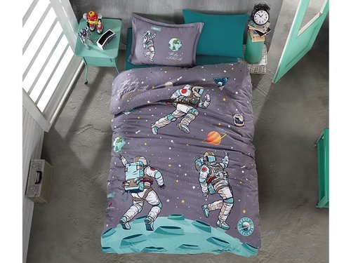 Детское постельное белье Clasy SPACE хлопковый ранфорс 1,5 спальный, фото, фотография