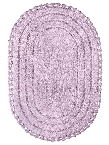 Коврик для ванной Modalin YANA хлопок лавандовый 80х120, фото, фотография