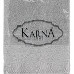 Полотенце для ванной Karna SIESTA хлопковая махра серый 40х60, фото, фотография