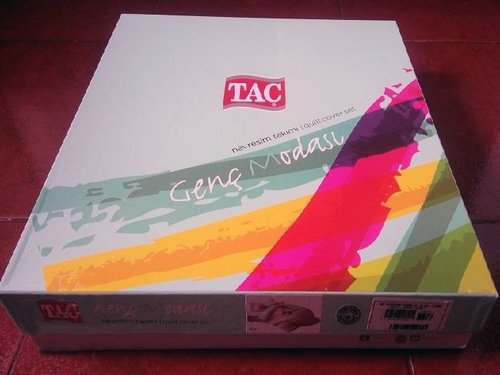 Комплект подросткового постельного белья TAC TESS хлопковый ранфорс зелёный, белый евро, фото, фотография