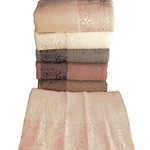 Набор полотенец для ванной 6 шт. Miss Cotton HAZAL хлопковая махра 70х140, фото, фотография