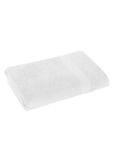 Полотенце для ванной Karna AREL хлопковая махра белый 50х100, фото, фотография