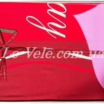 Постельное белье Le Vele LOVERS хлопковый сатин делюкс красный евро, фото, фотография