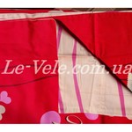 Постельное белье Le Vele LOVERS хлопковый сатин делюкс красный евро, фото, фотография