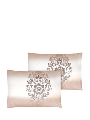 Набор наволочек 2 шт. Karna c принтом хлопковый сатин V4 50х70, фото, фотография