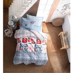 Детское постельное белье Cotton Box GIRLS & BOYS CRUISE хлопковый ранфорс синий 1,5 спальный, фото, фотография