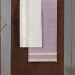 Подарочный набор полотенец для кухни 40х60(2) Karna KOPENAKI хлопковая вафля V2, фото, фотография