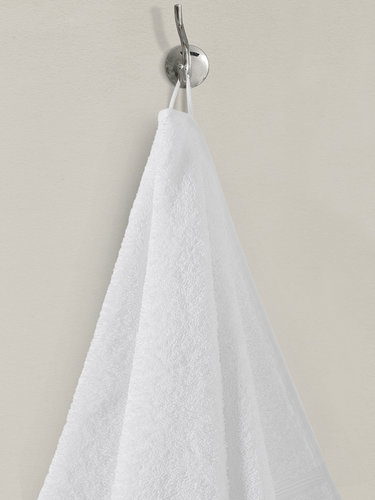 Подарочный набор полотенец для ванной 30x50(2), 50х90(2), 70х140(2) Karna GAMA хлопковая махра белый, фото, фотография