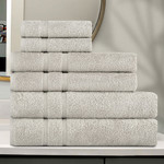 Подарочный набор полотенец для ванной 30x50(2), 50х90(2), 70х140(2) Karna GAMA хлопковая махра бежевый, фото, фотография