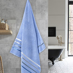 Полотенце для ванной Karna CLASSIC хлопковая махра голубой 70х140, фото, фотография