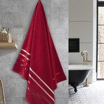 Полотенце для ванной Karna CLASSIC хлопковая махра красный 70х140, фото, фотография
