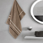 Полотенце для ванной Karna CLASSIC хлопковая махра кофейный 50х80, фото, фотография