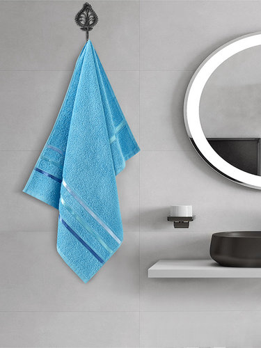 Полотенце для ванной Karna CLASSIC хлопковая махра бирюзовый 50х80, фото, фотография