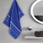 Полотенце для ванной Karna CLASSIC хлопковая махра королевский синий 50х80, фото, фотография