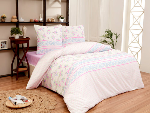 Постельное белье Karna CLARA хлопковая бязь 1,5 спальный (нав. 70х70), фото, фотография