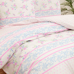 Постельное белье Karna CLARA хлопковая бязь 2-х спальный (нав. 70х70), фото, фотография