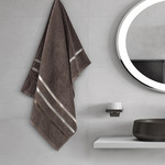 Полотенце для ванной Karna CLASSIC хлопковая махра коричневый 50х80, фото, фотография