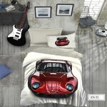 Комплект подросткового постельного белья EFOR GENC CAR хлопковый ранфорс 1,5 спальный, фото, фотография