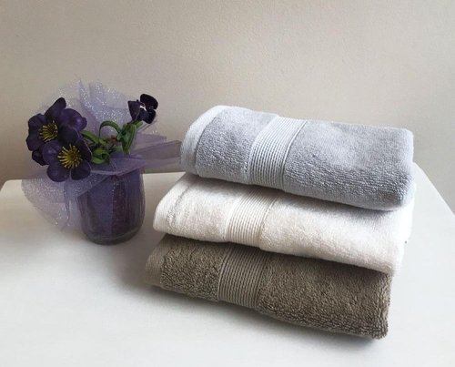 Подарочный набор полотенец-салфеток 30х50(3) Tivolyo Home DUZ хлопковая махра ассорти, фото, фотография